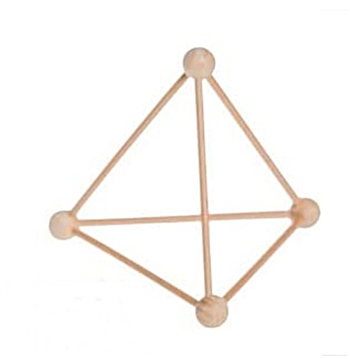 Poliedro Tetraedro Madera 8.5