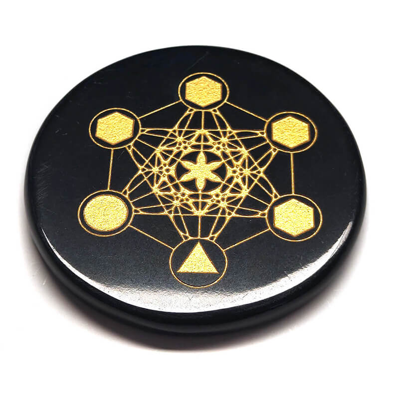 Obsidiana símbolo metatron -097