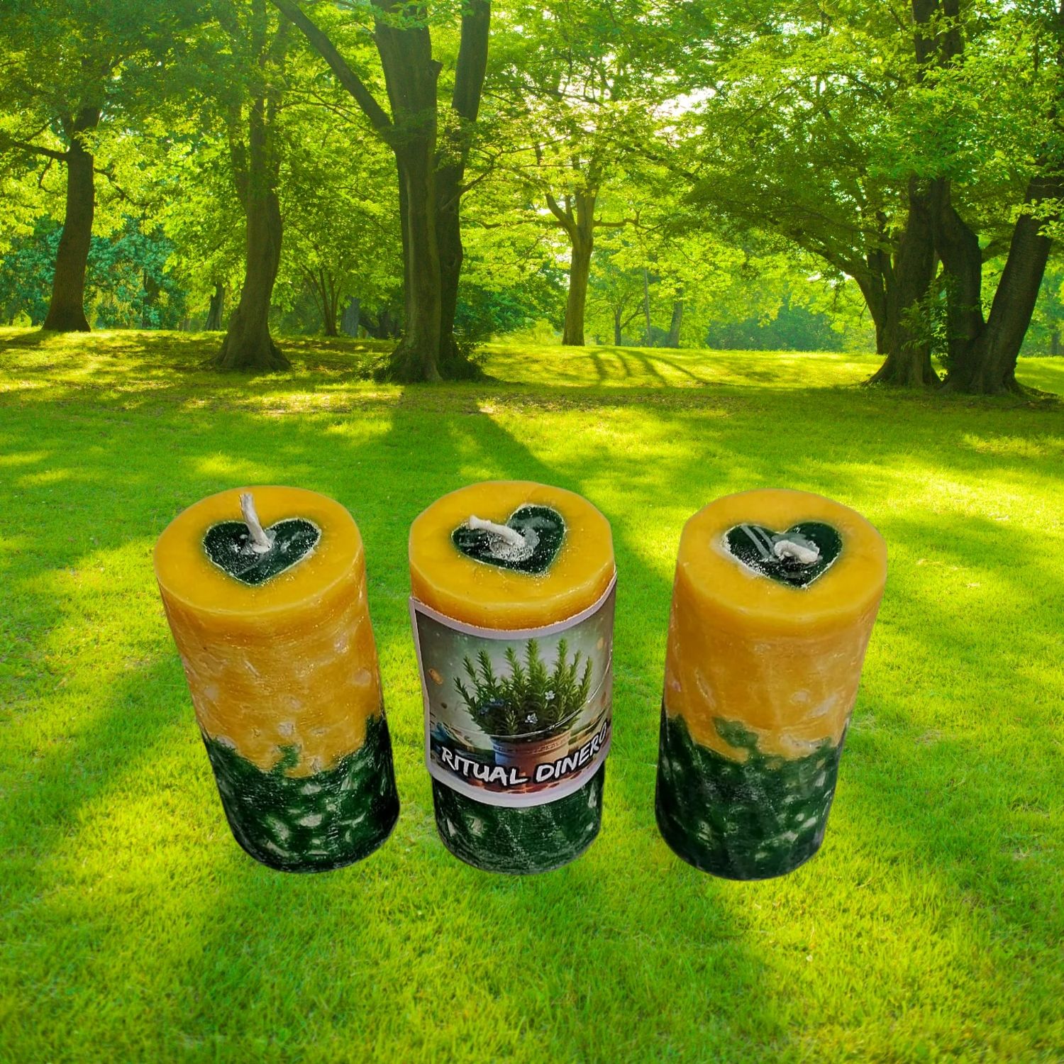 Vela Karisma Ritual de dinero 10x5