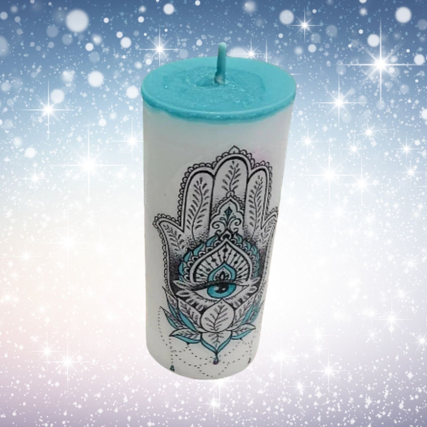 Velón mano de Fátima