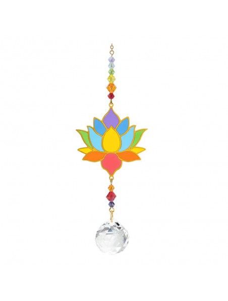 Cristal Feng Shui Loto Chakras - Plenitud CR88