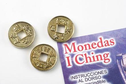 Monedas I Ching doradas- juego de 3-0900001110