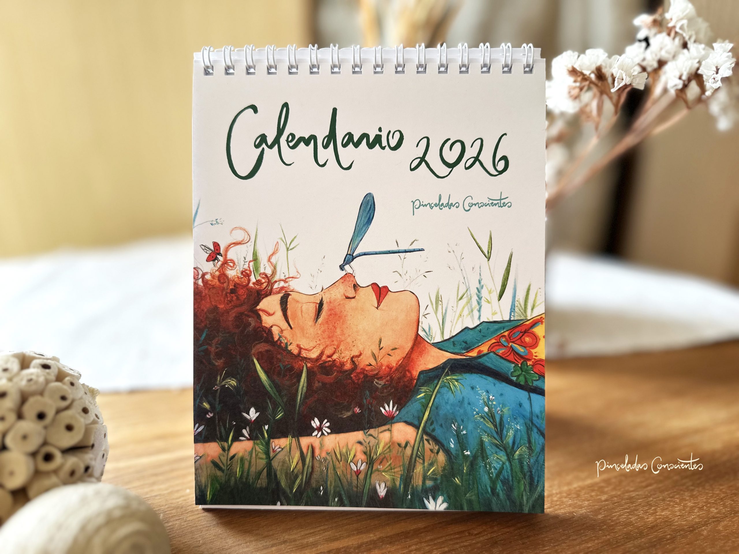 Calendario Pinceladas Conscientes 2026 Mesa