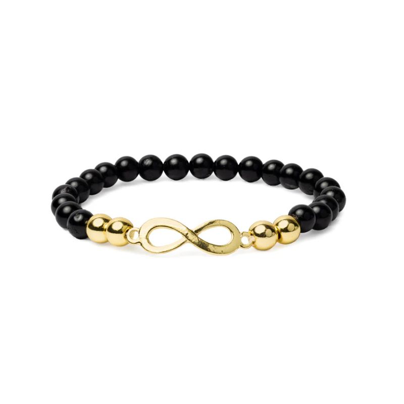 Pulsera turmalina símbolo infinito 12723