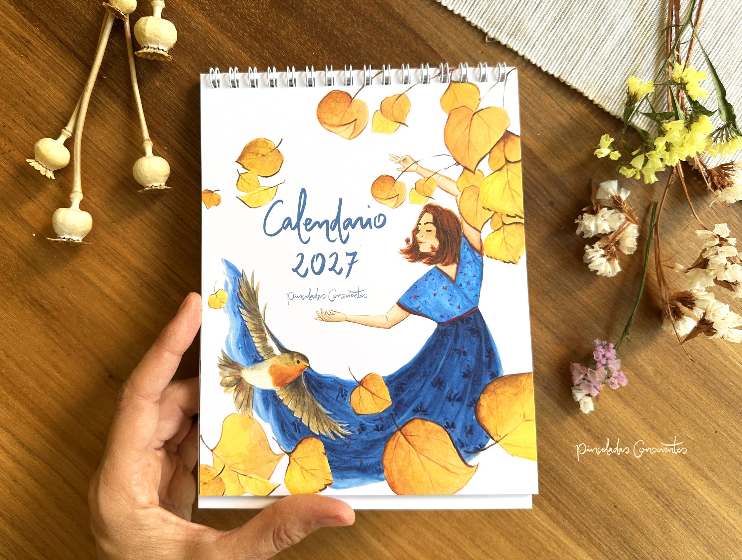 Calendario Pinceladas Conscientes de mesa  2027