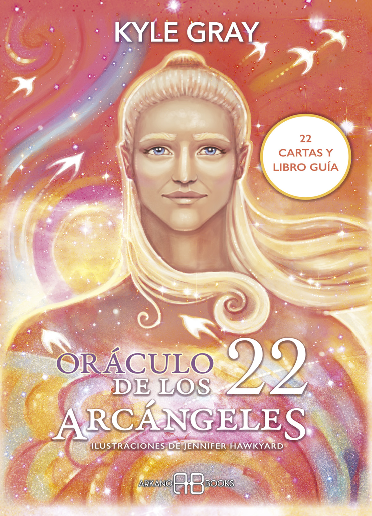 Oráculo de los 22 arcángeles. 22 cartas y libro guía