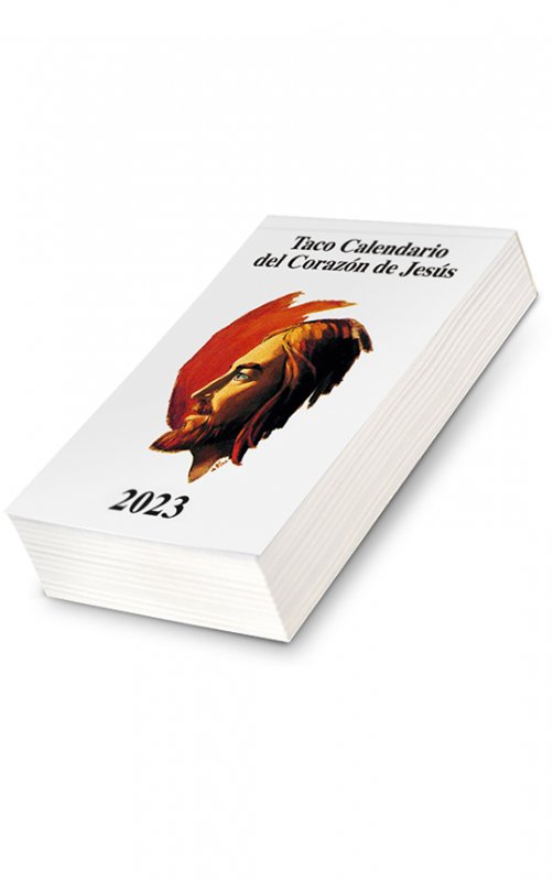 Taco Calendario del Corazón de Jesús 2023 Pequeño