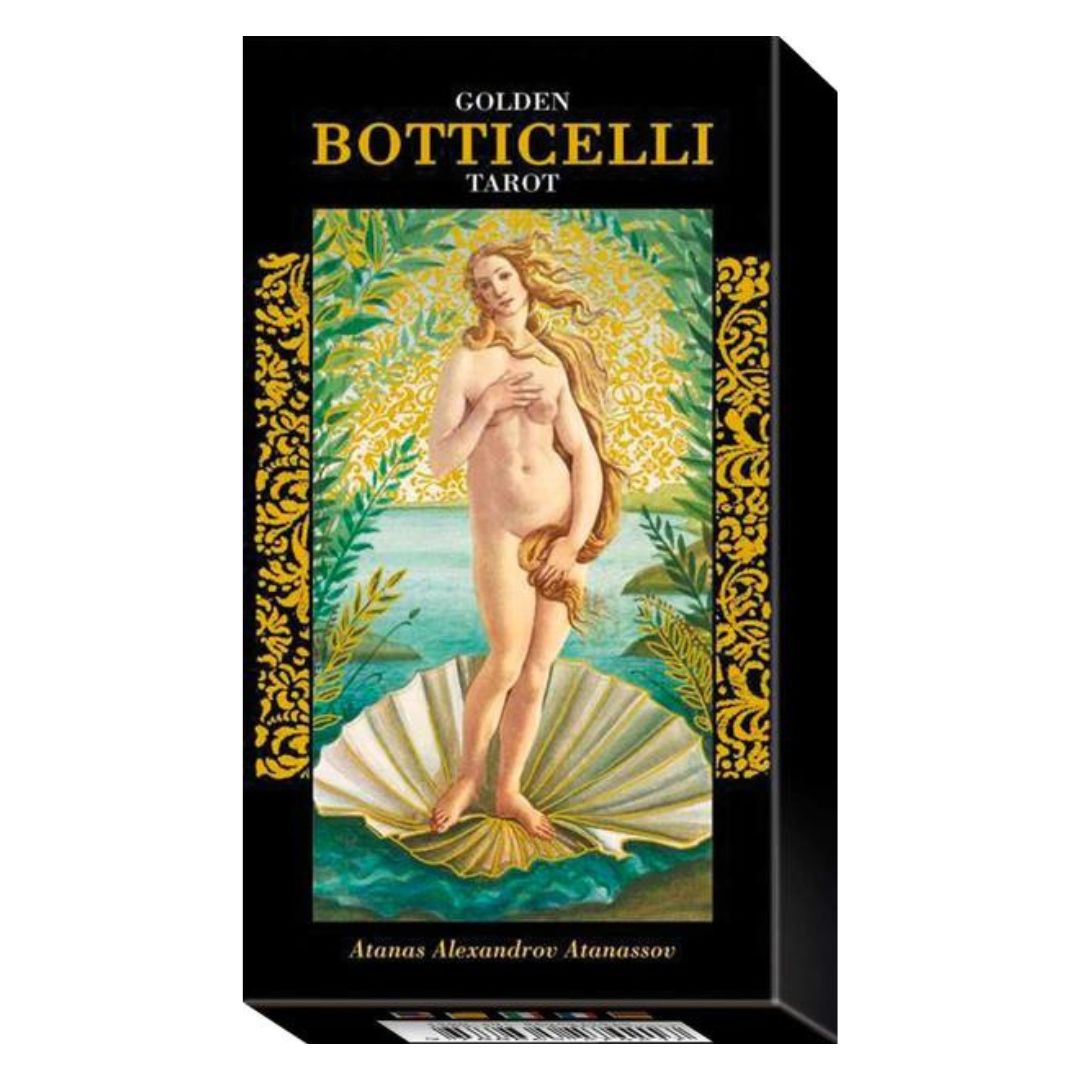 Cartas tarot dorado de Botticelli