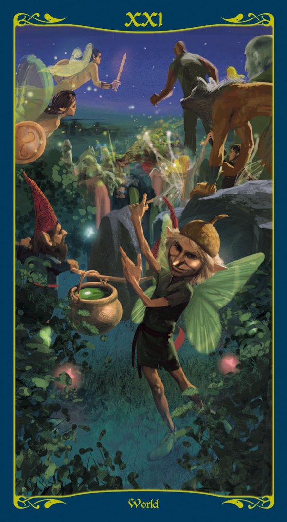 Cartas Tarot of the celtic fairies