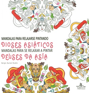 Mandalas para relajarse pintando dioses asiáticos