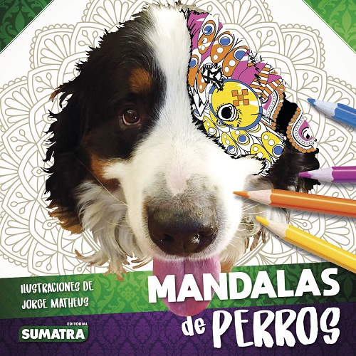 Mandalas de perros ( libro + lápices de colores )