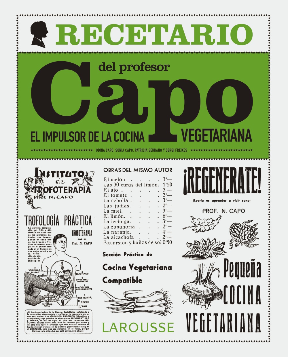 El recetario del profesor Capo : el impulsor de la cocina vegetariana