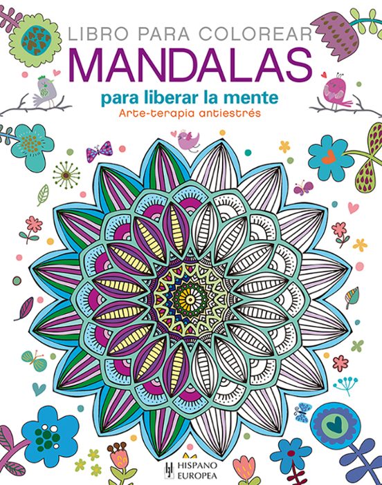 Libro para colorear mandalas para liberar la mente